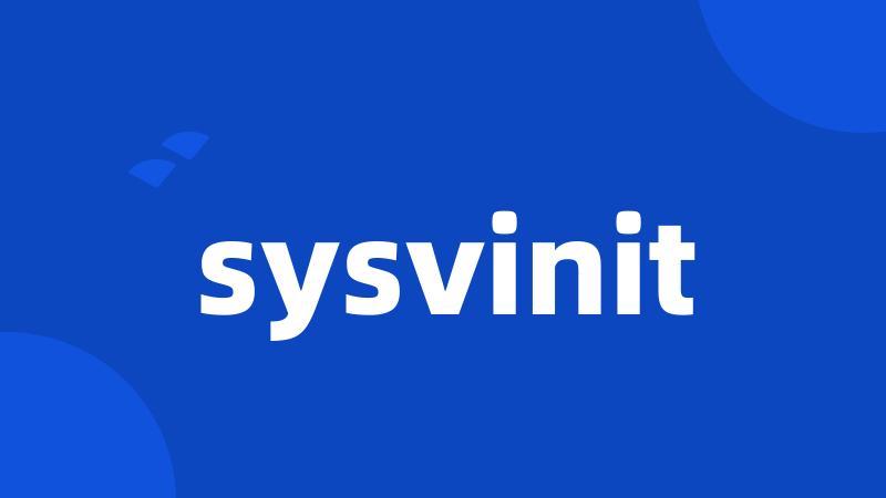 sysvinit