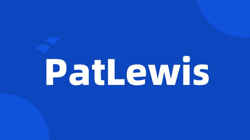 PatLewis