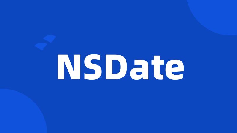 NSDate