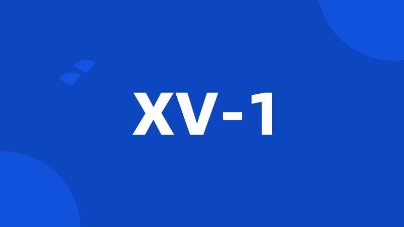 XV-1