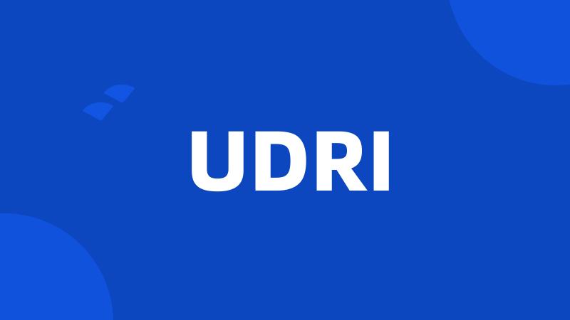 UDRI