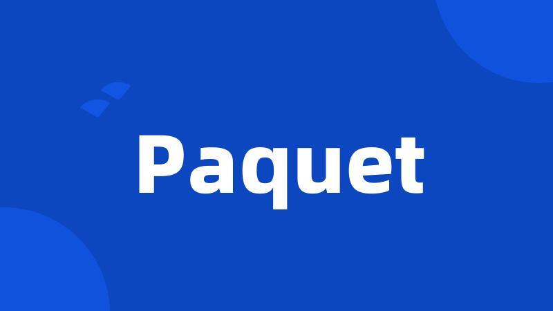 Paquet