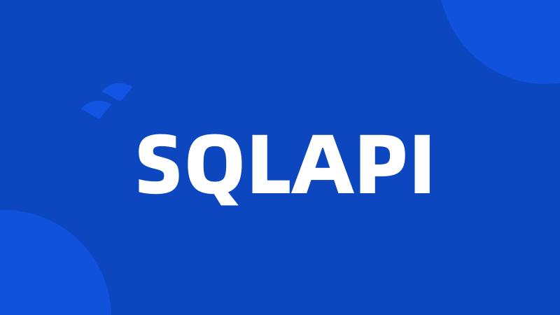 SQLAPI