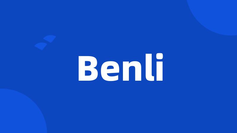 Benli
