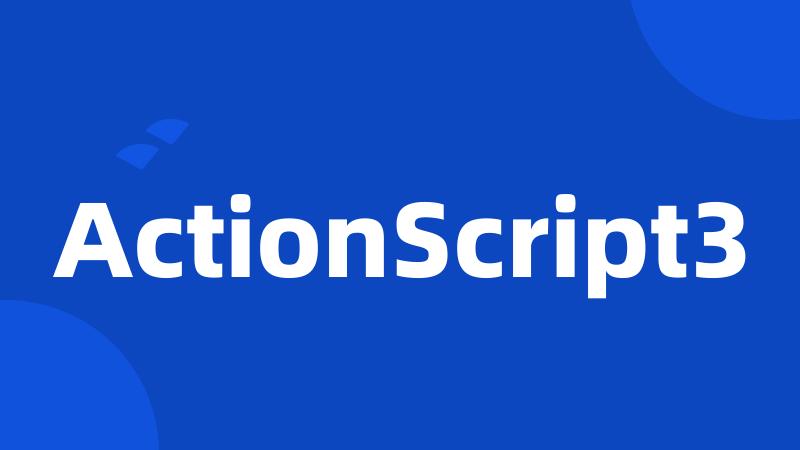 ActionScript3