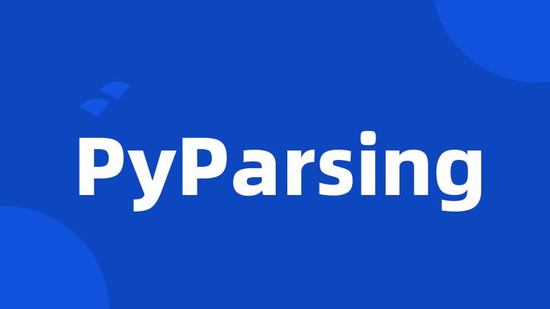 PyParsing