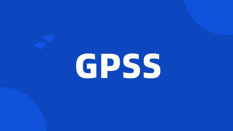 GPSS