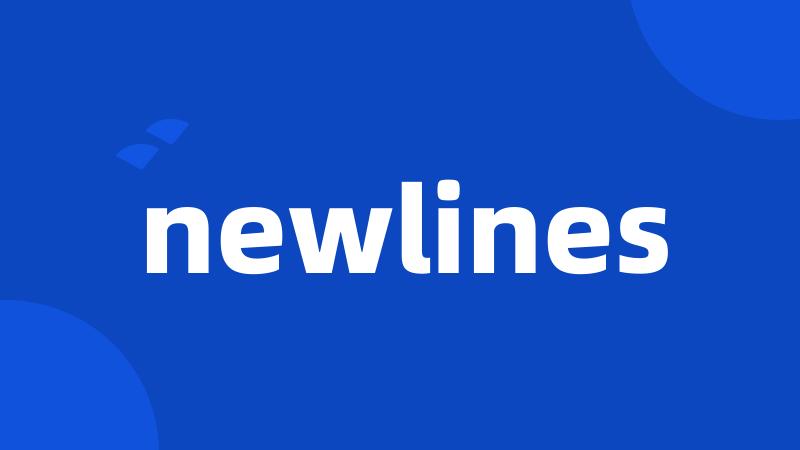 newlines