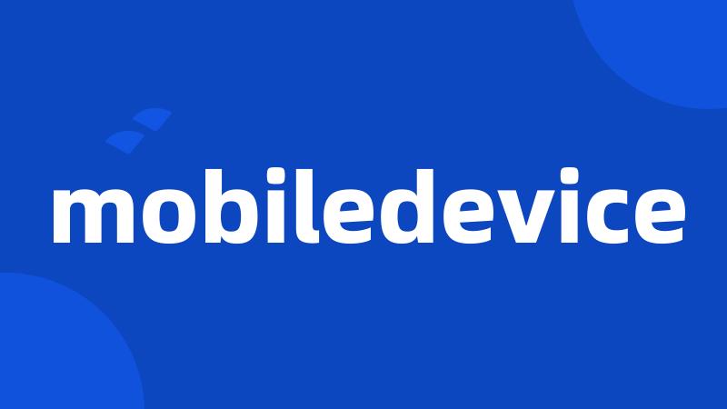 mobiledevice