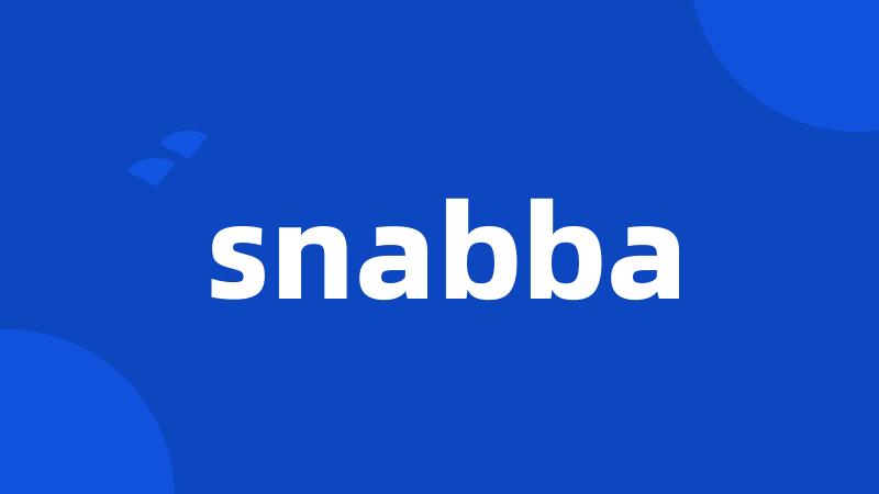 snabba