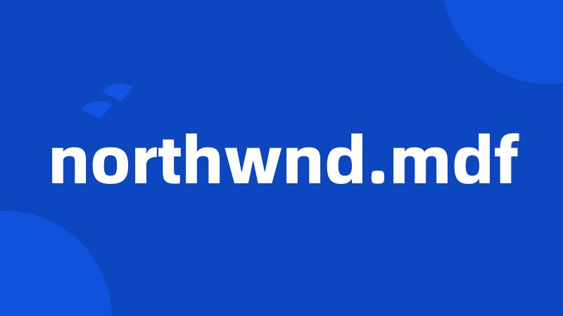 northwnd.mdf