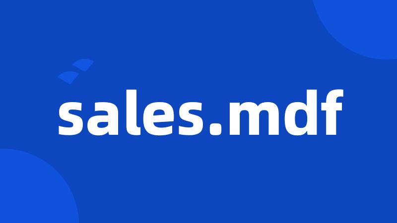 sales.mdf