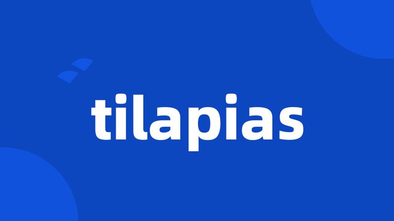 tilapias