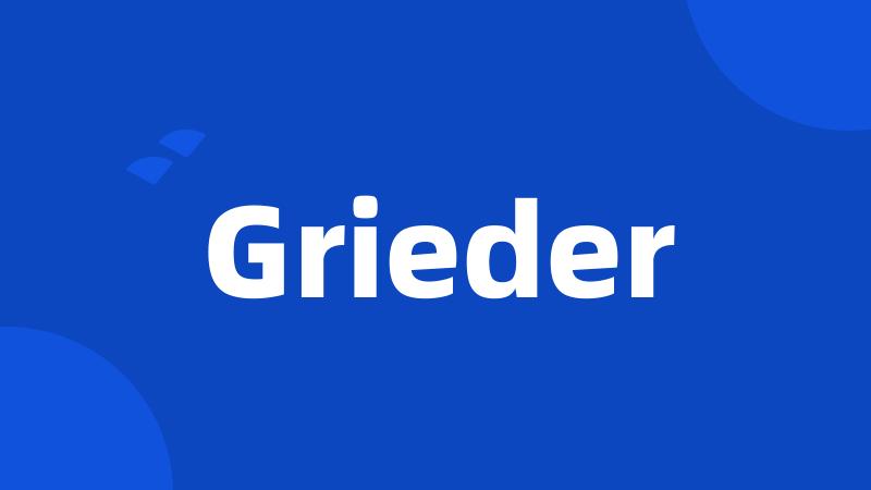 Grieder