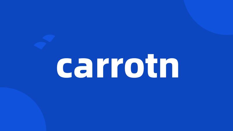 carrotn