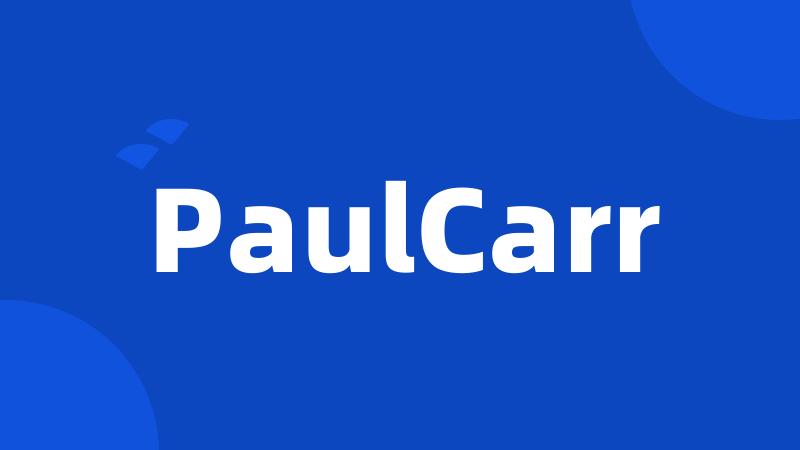 PaulCarr