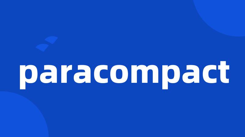 paracompact