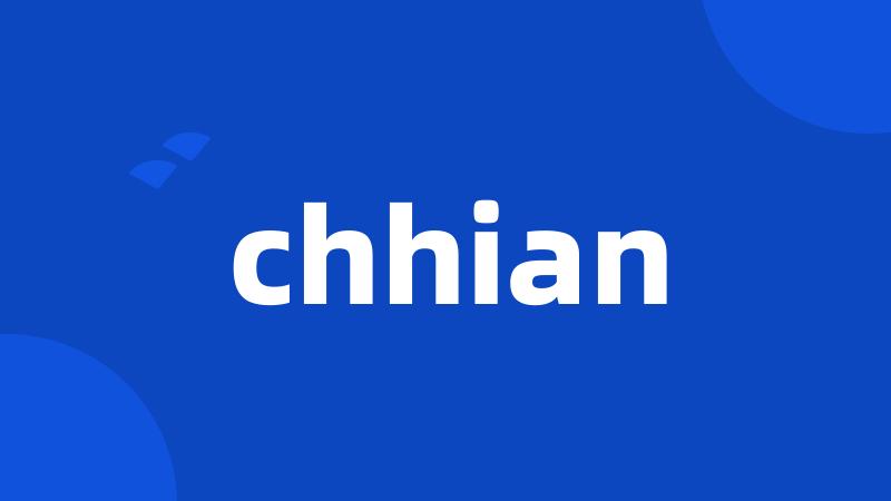 chhian