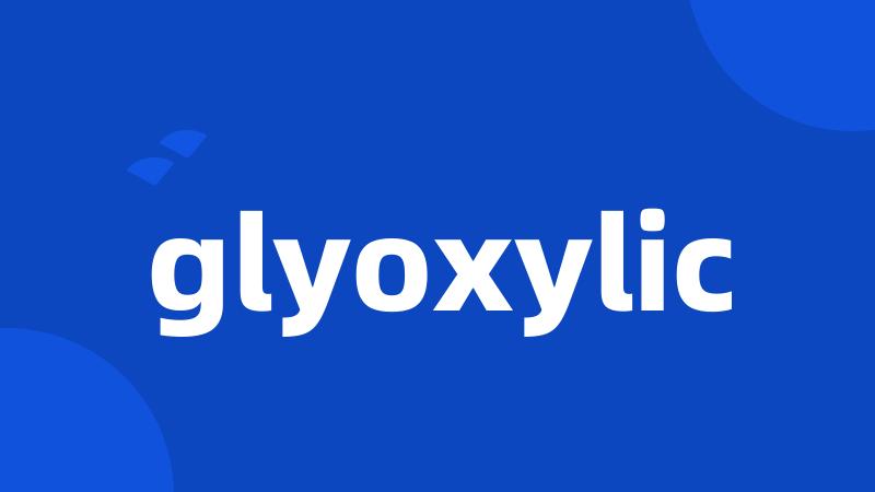 glyoxylic