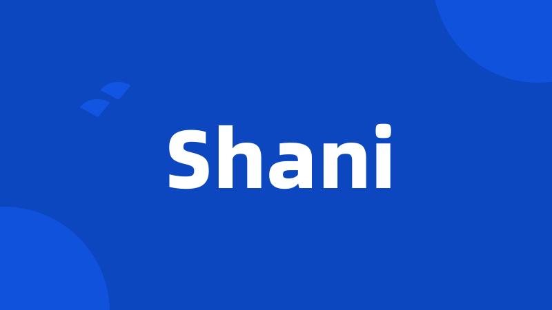 Shani