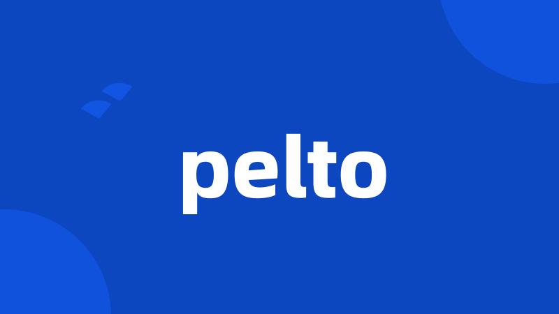 pelto