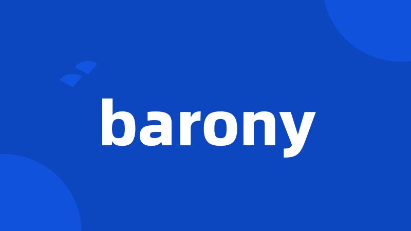 barony
