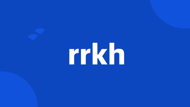 rrkh