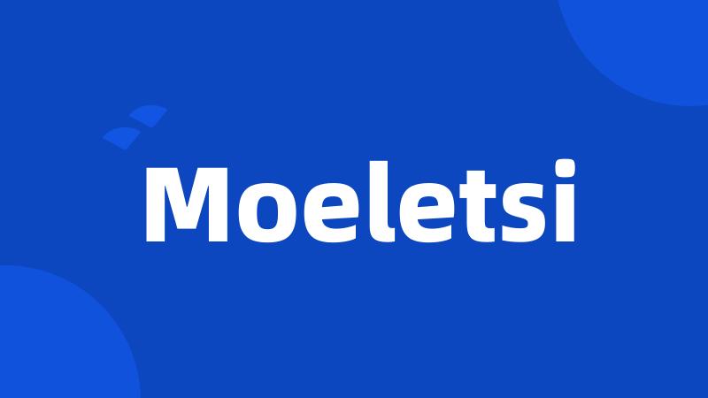 Moeletsi