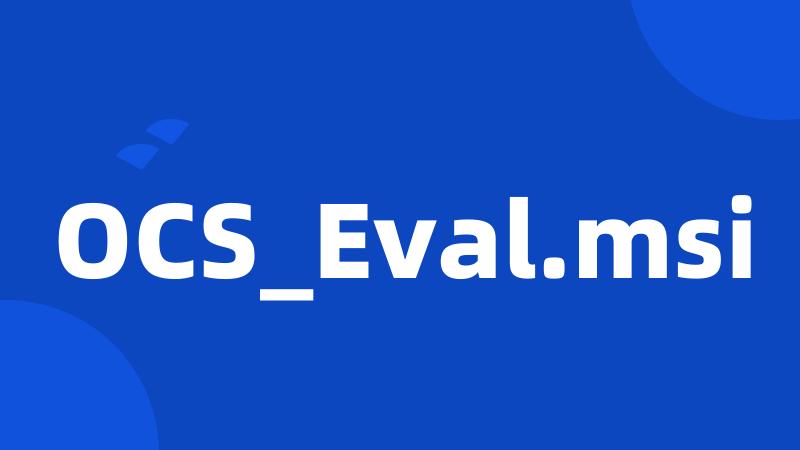 OCS_Eval.msi