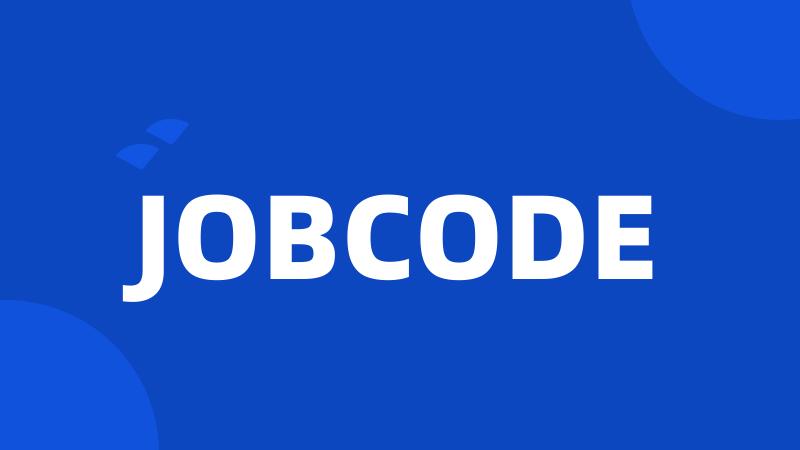 JOBCODE