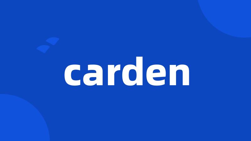 carden