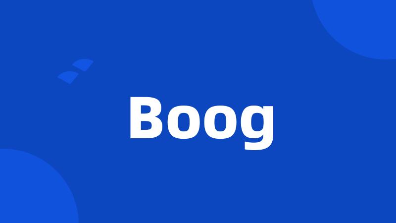 Boog