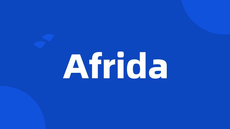 Afrida