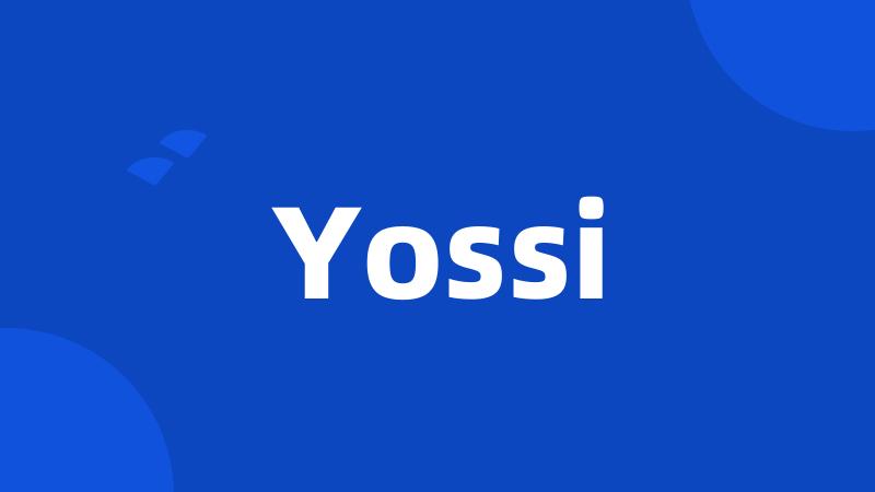 Yossi