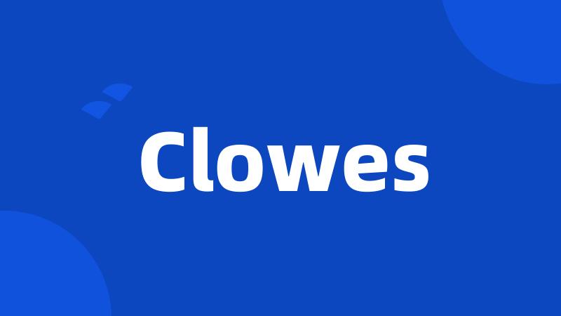 Clowes