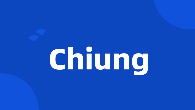 Chiung