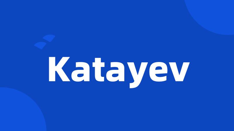 Katayev