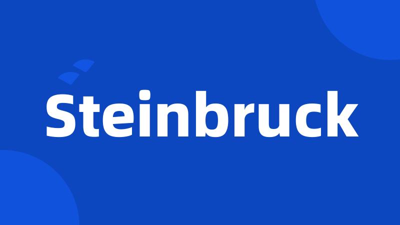 Steinbruck