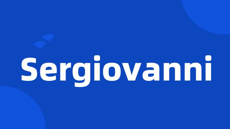 Sergiovanni