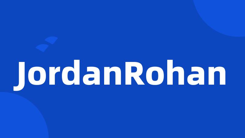 JordanRohan