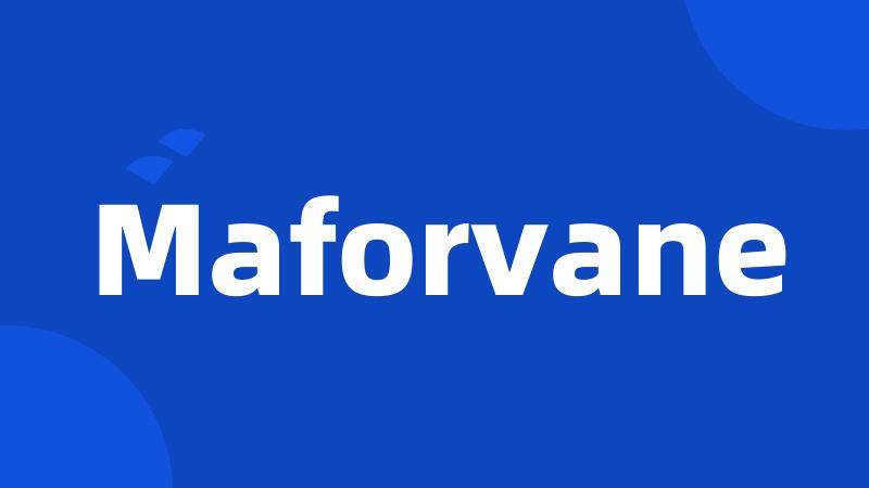 Maforvane