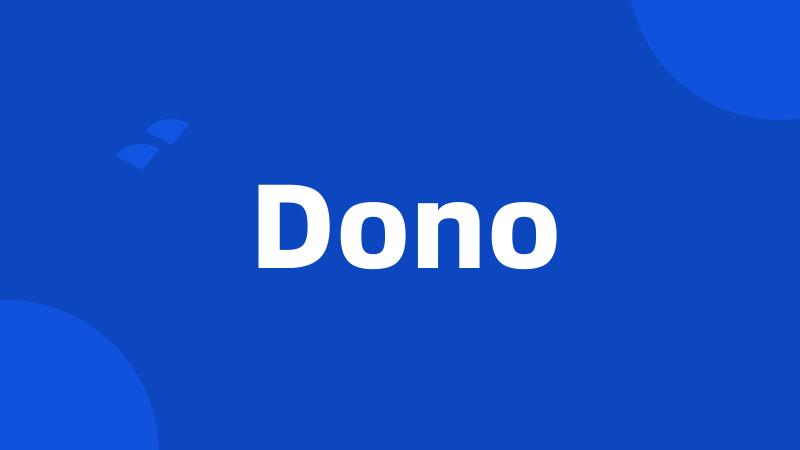 Dono