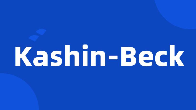 Kashin-Beck