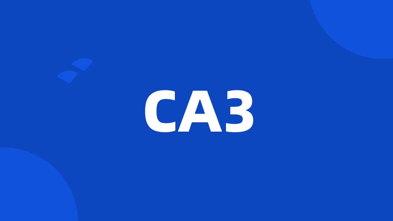 CA3