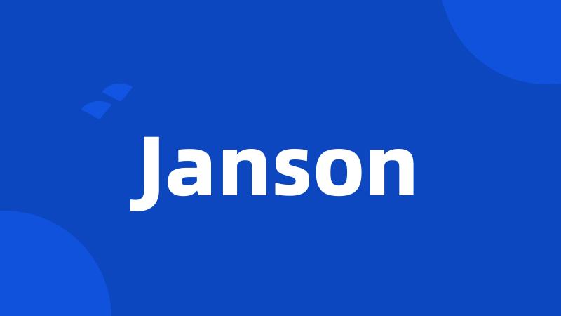 Janson