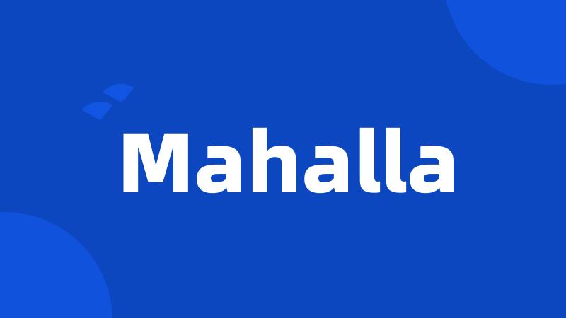 Mahalla