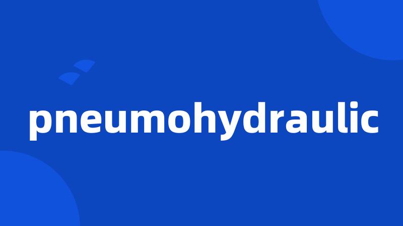 pneumohydraulic