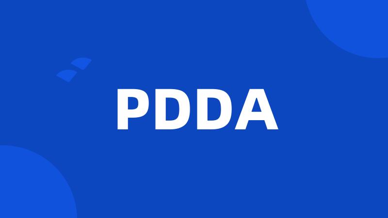 PDDA