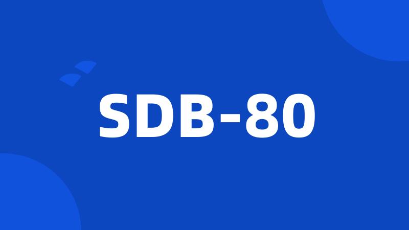 SDB-80
