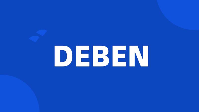 DEBEN